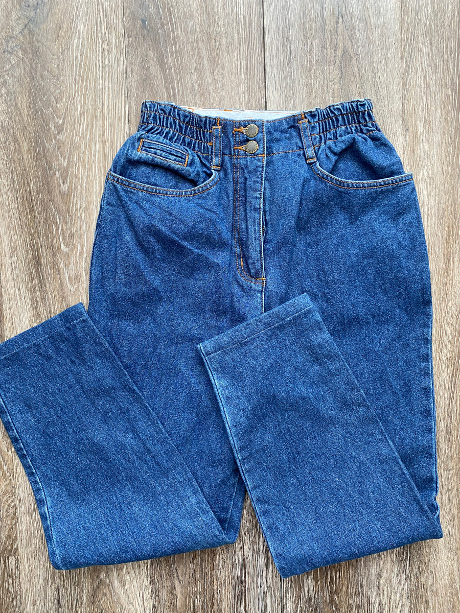Jean Bleu Délavé John Boner - Taille 14 (30 De Longueur) - Coton, Coupe Midi - Occasion TB