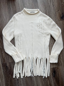 Distressed Betty Barclay jumper