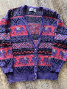 Elephant cardigan