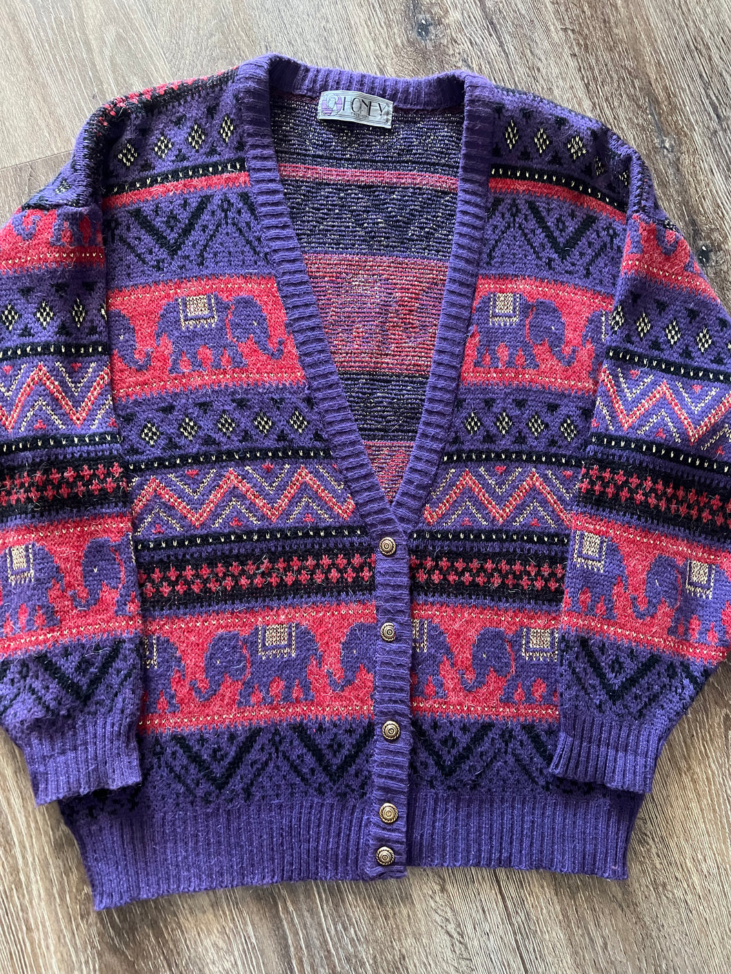 Elephant cardigan