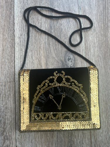 Velvet clock bag