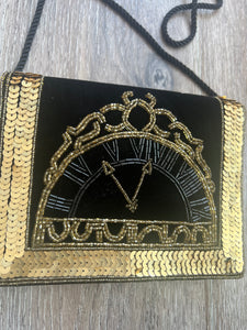 Velvet clock bag