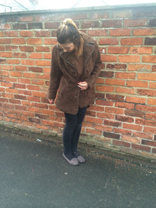 Sheepskin coat