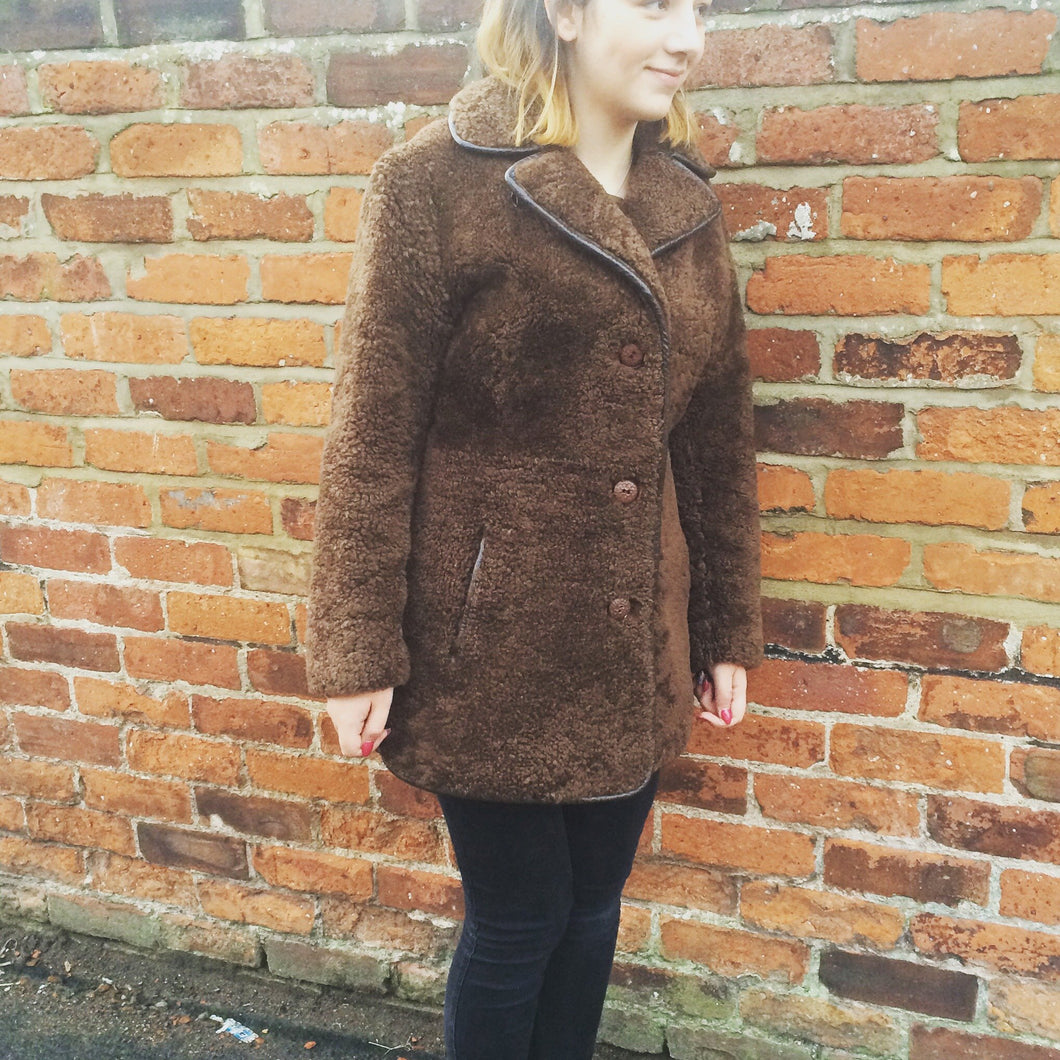 Sheepskin coat