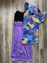 Load image into Gallery viewer, Purple cord skirt (size 6)