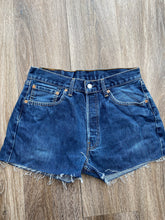 Load image into Gallery viewer, Dark Levi’s 501 shorts (W30)