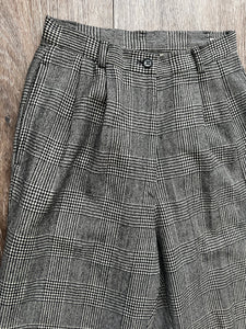 Houndstooth wool pants (size 6)