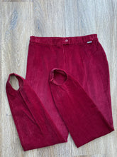 Load image into Gallery viewer, Deep red cords (size 12)