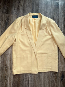 Yellow blazer (size 12)