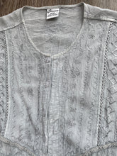 Load image into Gallery viewer, Grey boho blouse