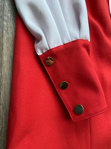 Red/white blazer