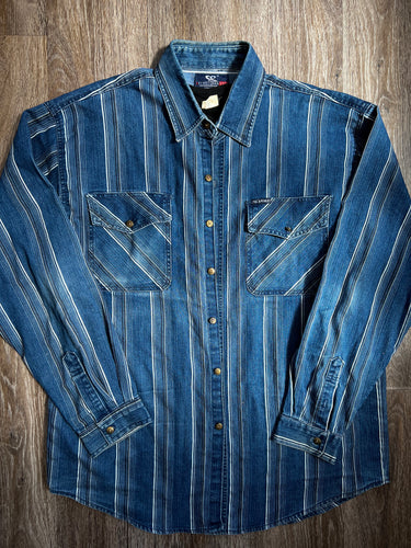 Denim stripe shirt