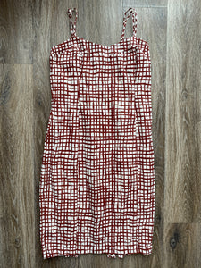 Brown pattern dress (size M/L)