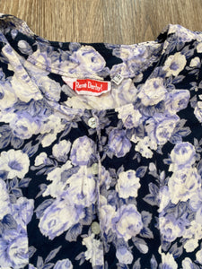 Blue floral dress (size 12)