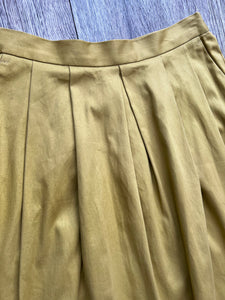 High waisted mustard skirt  (W24)