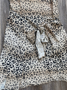 Leopard print vintage dress