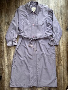 Vintage Purple trench (size 16)