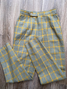 Wool Check pants (W24)