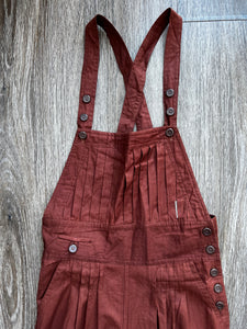 Brown dungarees (size 8)