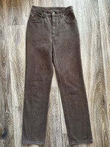 Brown Lee jeans (W25)