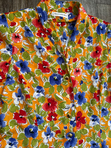 Bright floral dress (size 16)