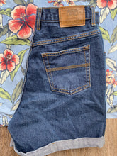 Load image into Gallery viewer, Dark denim Route 66 shorts (W31)