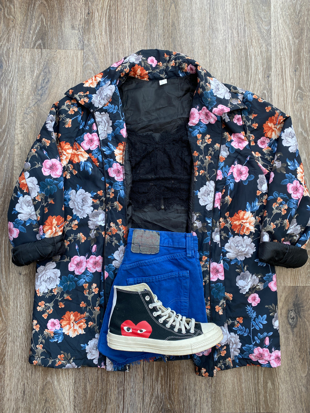 Floral jacket (size XL)