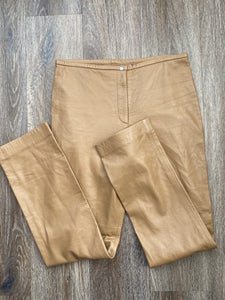 Super soft leather Mickey pants