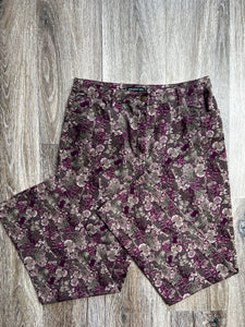 Floral jeans  (size 12)