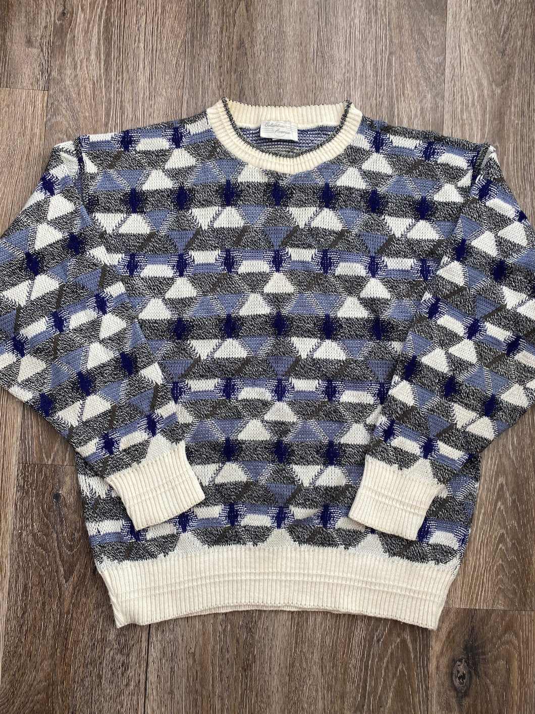 Grey grandad jumper