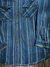 Load image into Gallery viewer, Denim stripe shirt