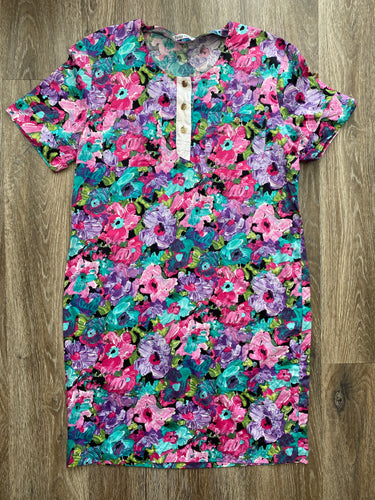 Floral arty dress