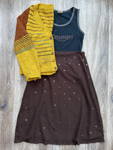 Load image into Gallery viewer, Brown sequin skirt (size 10)