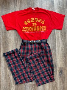 School is awesome tshirt