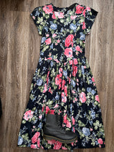 Load image into Gallery viewer, Navy floral dress (size 12)