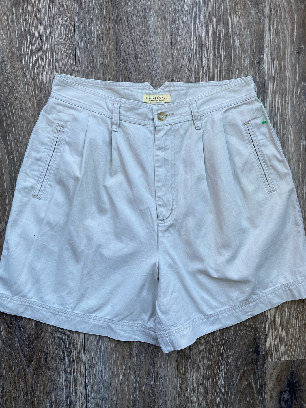 Cream chino shorts (W31”)