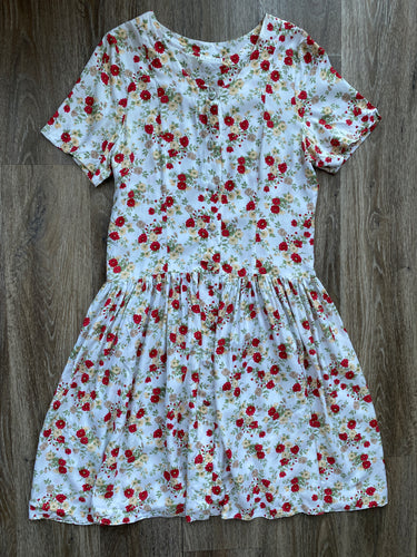 Floral picnic dress (size L)