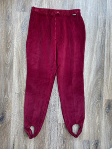 Deep red cords (size 12)