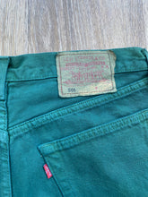 Load image into Gallery viewer, Green Levi’s 501