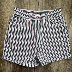 Stripe denim shorts (W29)