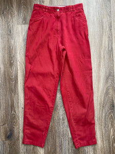 Red brax mom jeans (W30 L31)