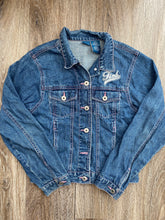 Load image into Gallery viewer, Tinker bell denim jacket