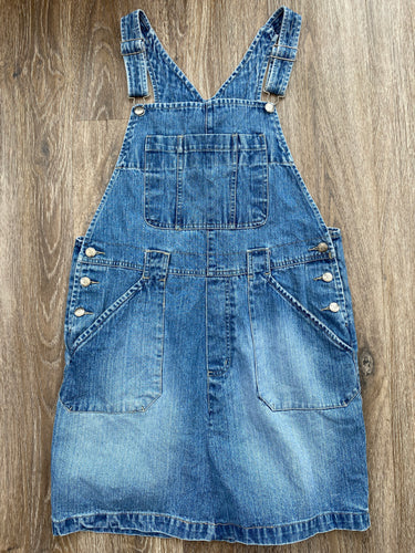 Denim pinafore dress