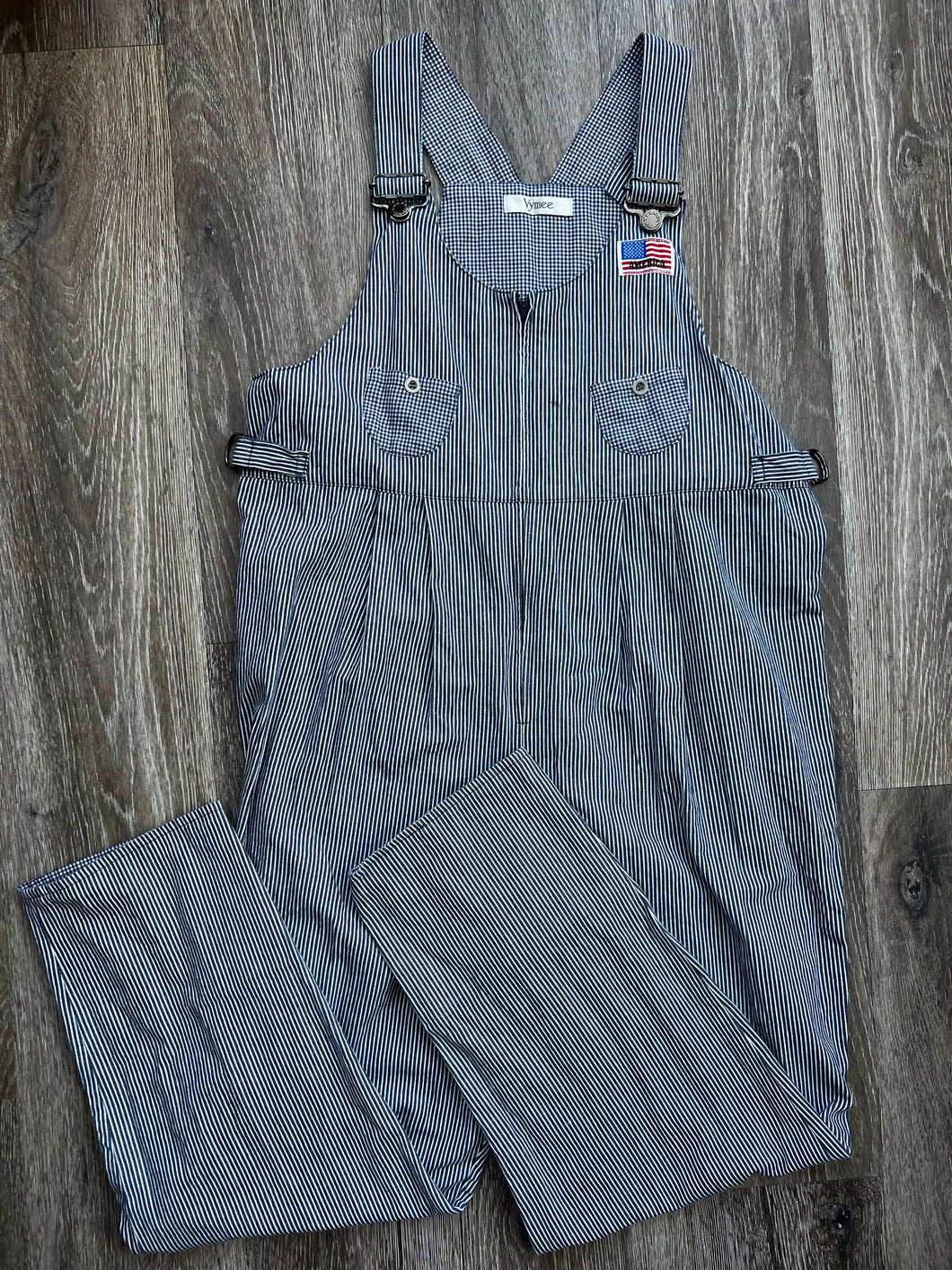 Stripe dungarees (size M)