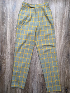 Wool Check pants (W24)