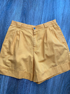 Yellow mustard shorts (size 12)