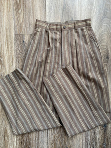 Stripe wool pants (W24)