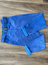 Load image into Gallery viewer, Blue leather pants (size 6)