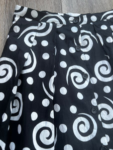 Swirly vintage skirt (size 12)