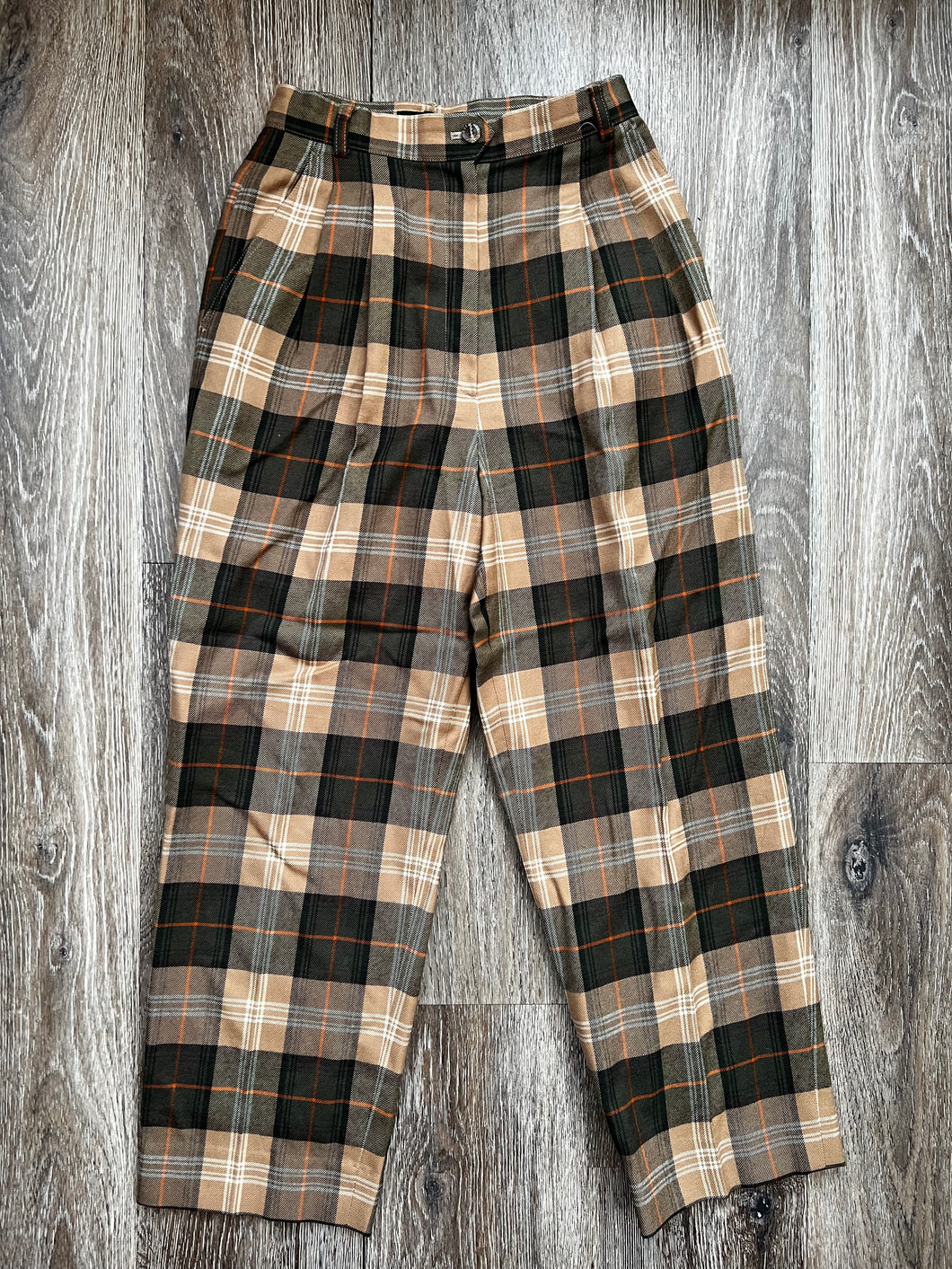 Petite check pants (W23)